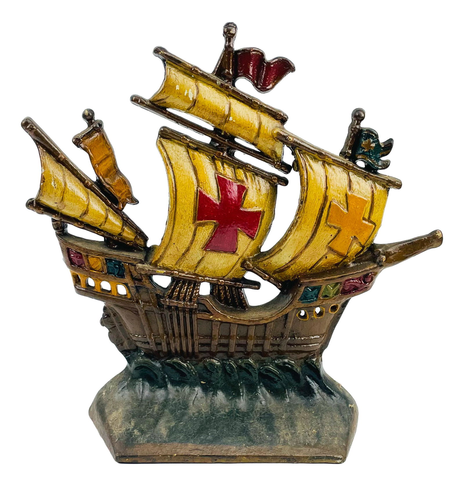 Cast Iron Maritime Boat Vintage Doorstop #316 (1 of 5)