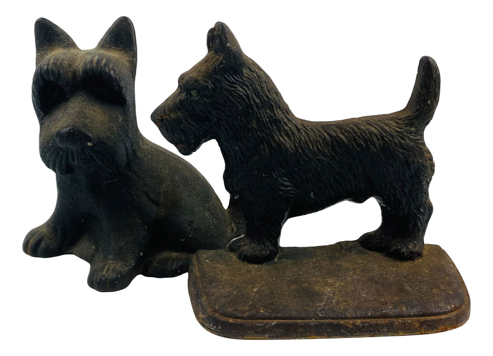 Cast Iron Scottish Terrier Scottie Dog Doorstops (1 of 5)