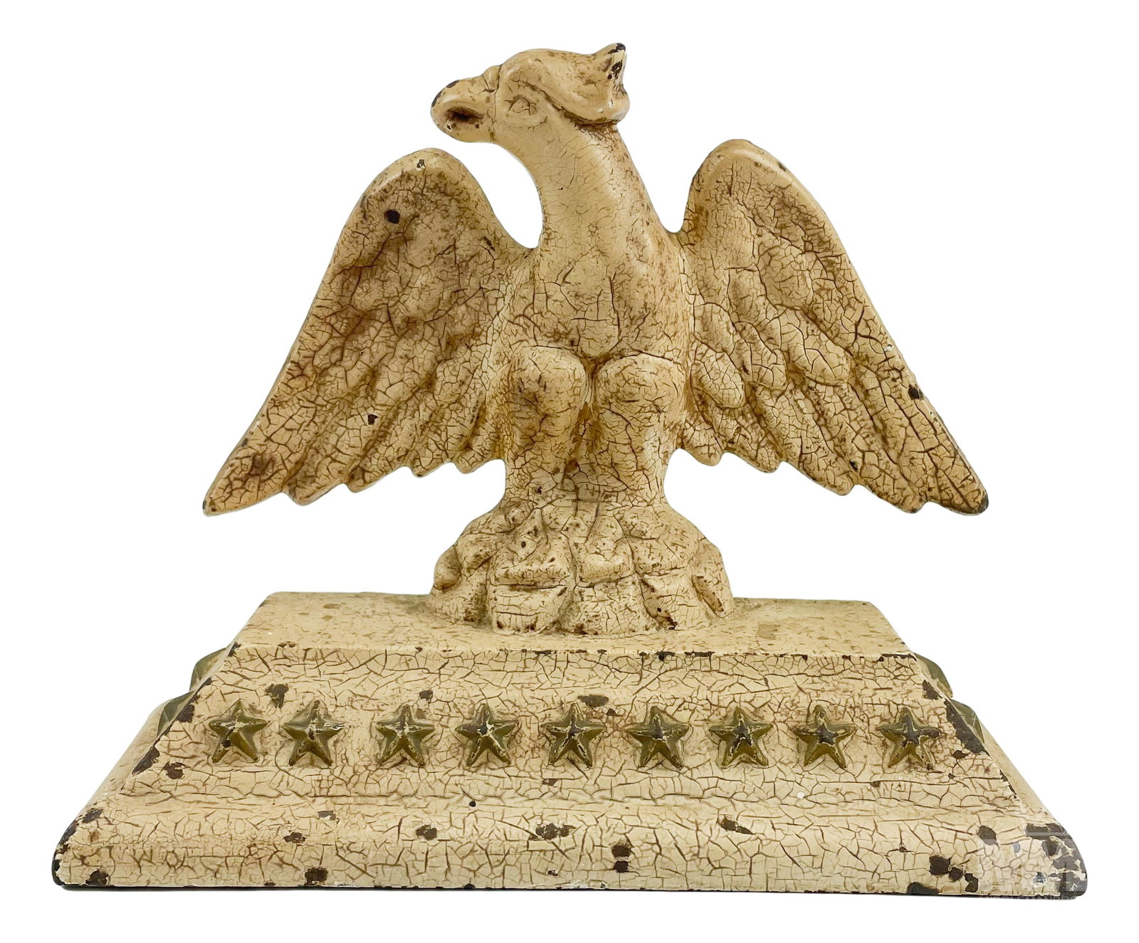 Cast Iron French Imperial Eagle Figural Doorstop (1 of 4)