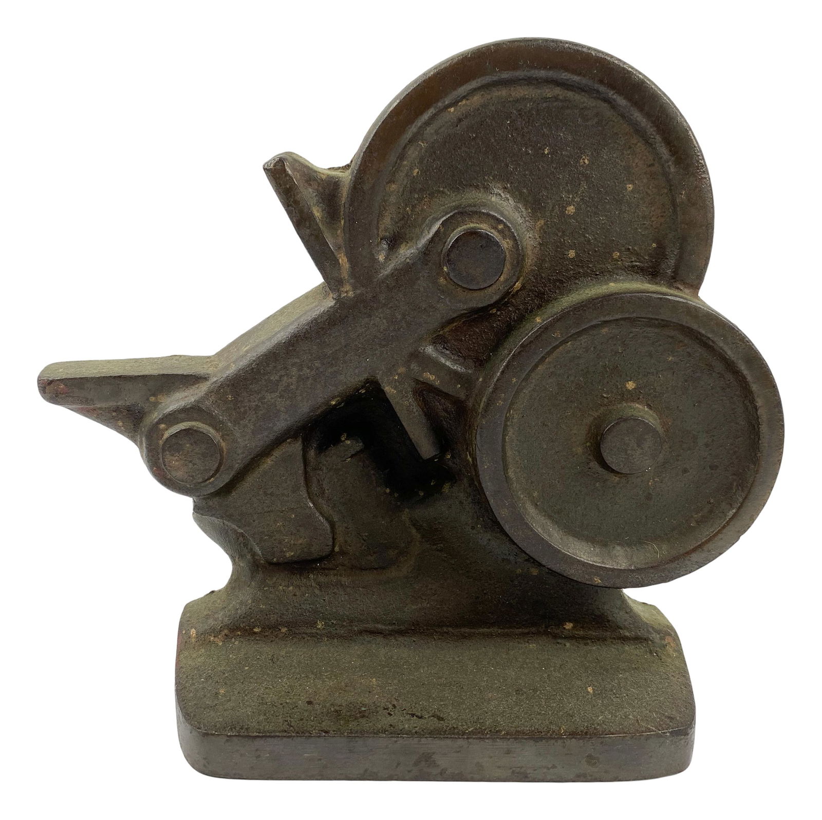Cast Iron Vintage Machinery Vintage Doorstop (1 of 3)