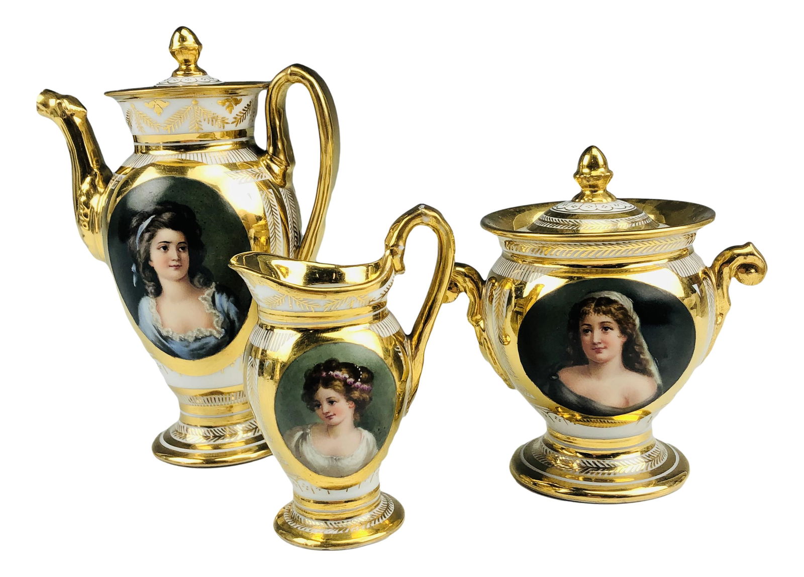 Dresden Germany Porcelain Hand Painted Tea Set (1 of 8)