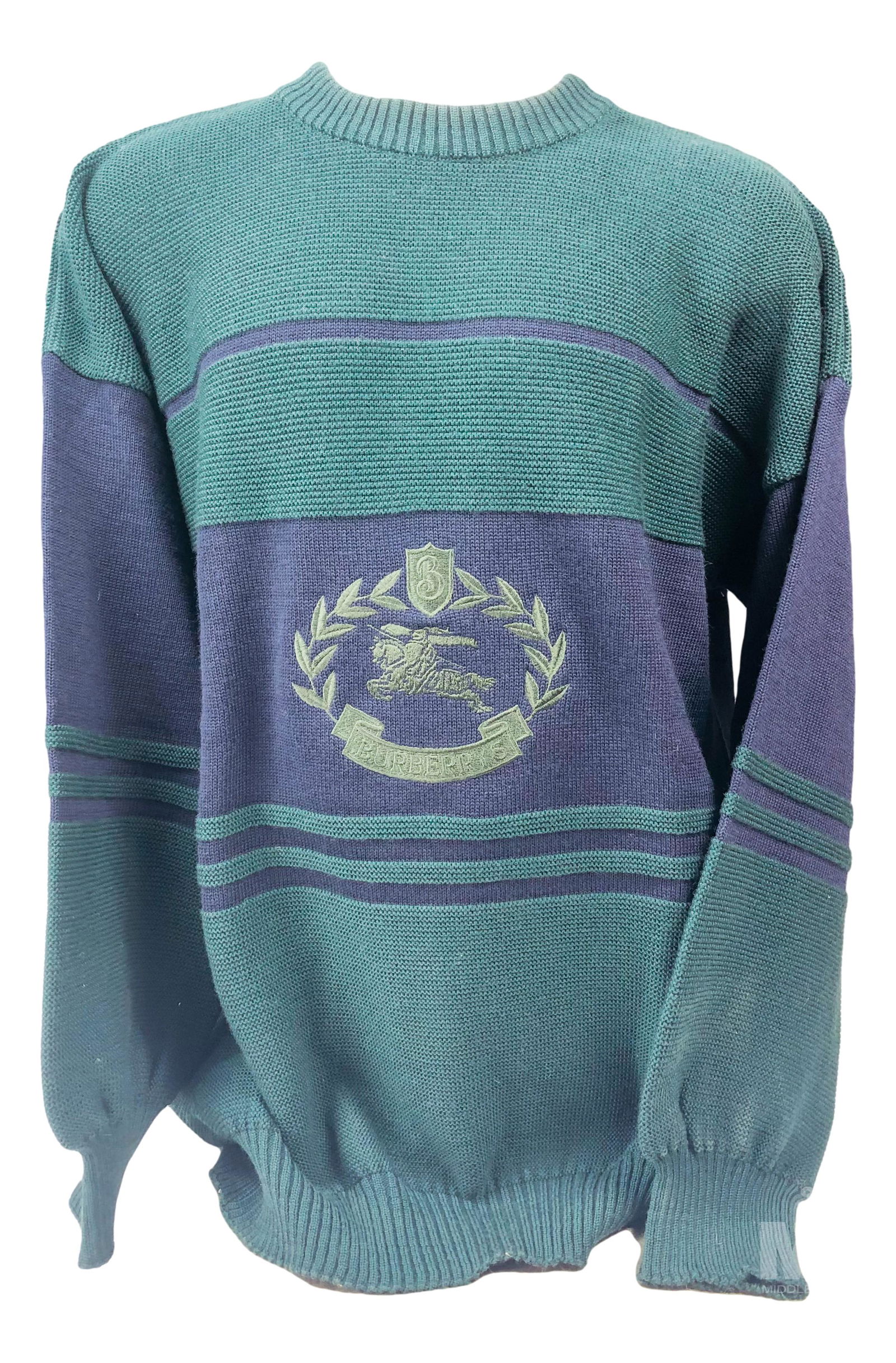Burberrys England Vintage Pure Wool Unisex Sweater (1 of 5)