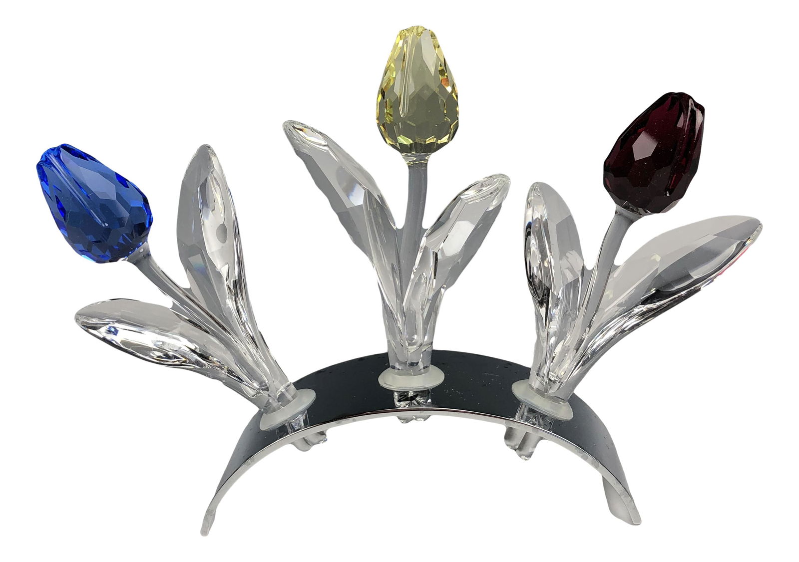 Swarovski Austrian Crystal Tulips w Stand Figurine (1 of 7)