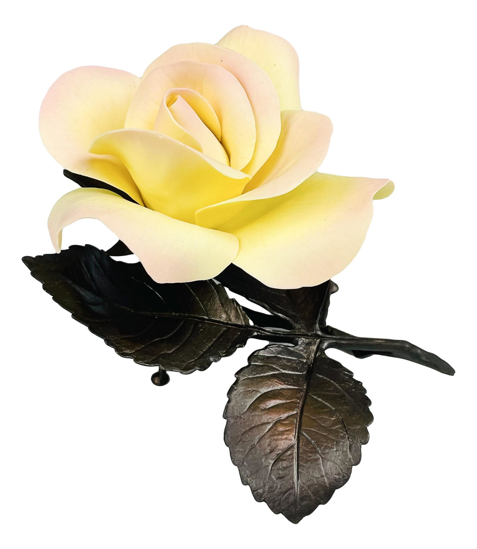 Boehm Peace Yellow Rose Limited Edition Sculpture (1 of 5)