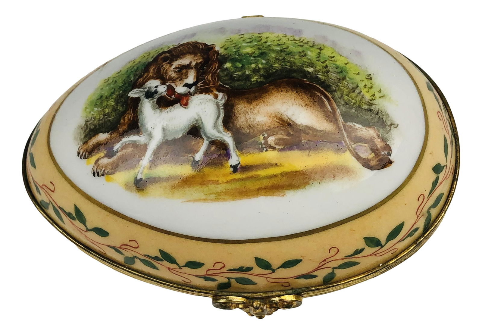 Le Tallec Paris Hand Painted Porcelain Trinket Box (1 of 6)