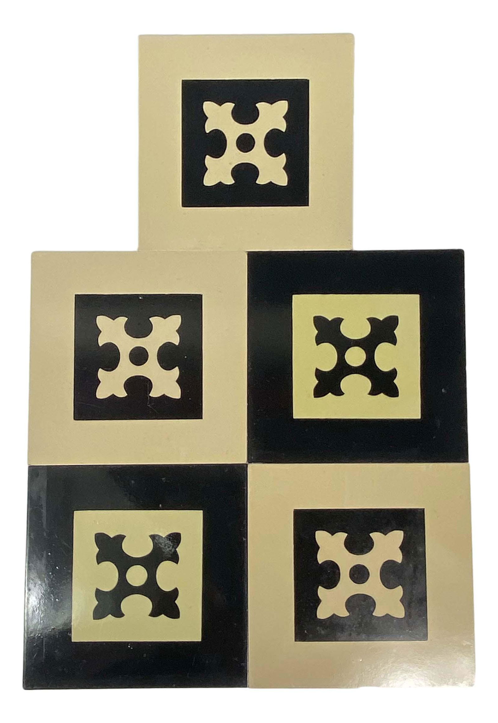 5 Authentic Linoleum Floor Tiles from RMS Olympic (1 of 3)