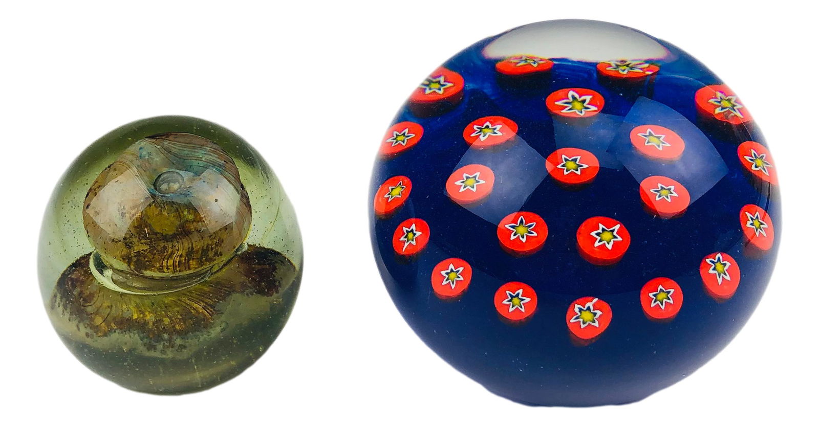 Gentile & Mystery Artist Blown Glass Paperweights (1 of 5)