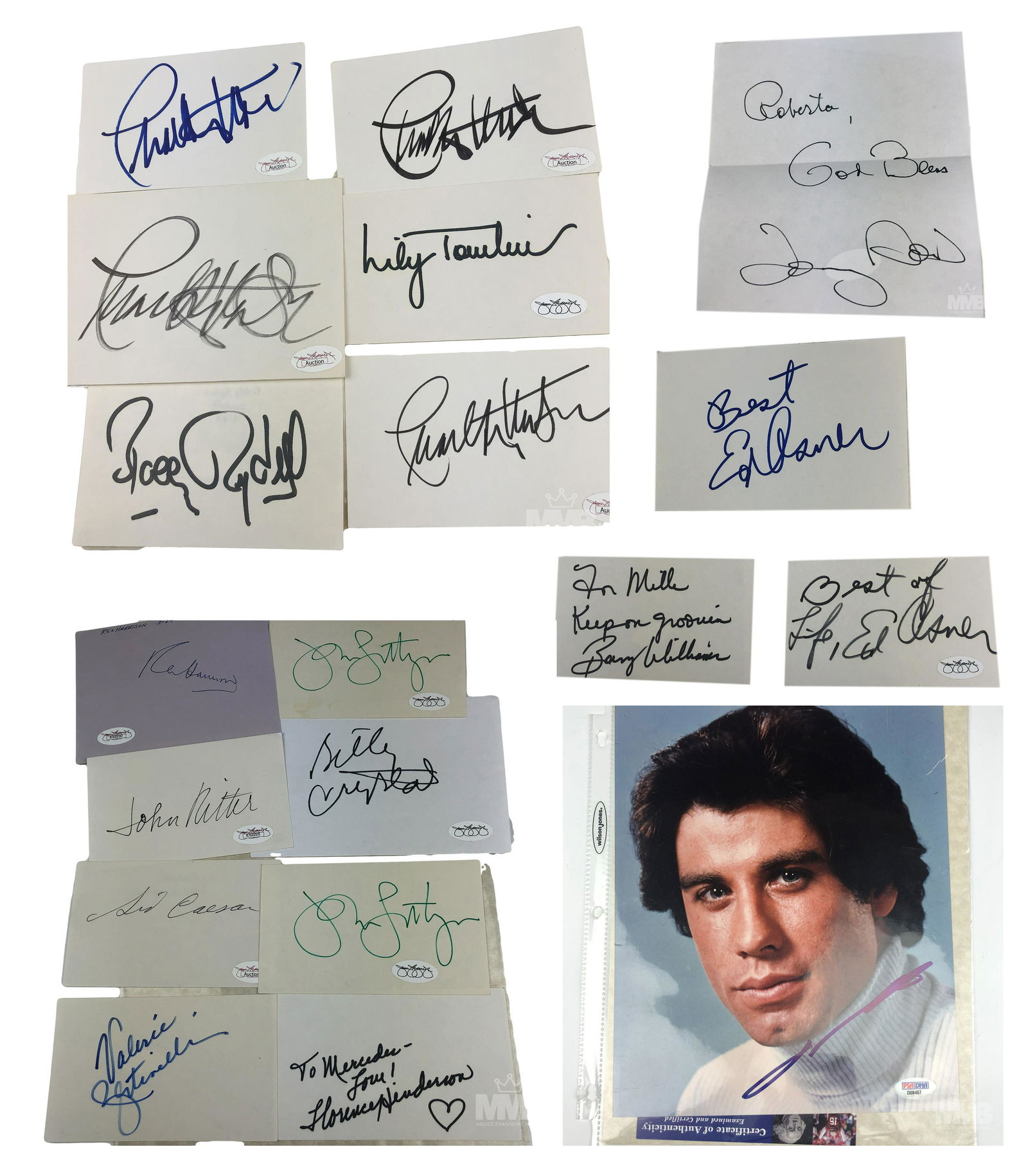Authenticated Celebrities SIGNED Autographed LOT 1 (1 of 6)