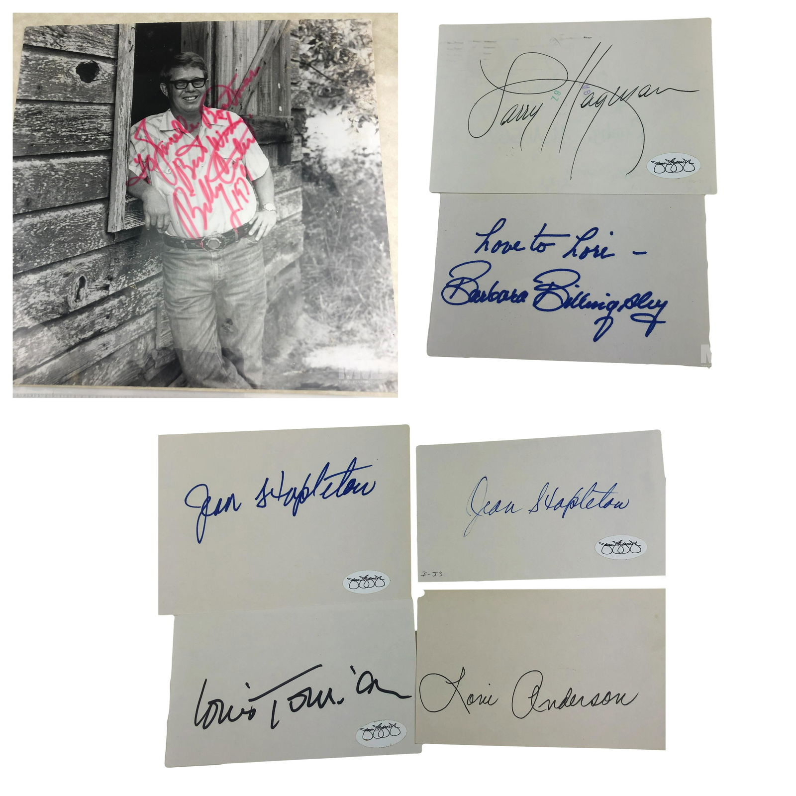 Authenticated Celebrities SIGNED Autographed LOT 2 (1 of 6)