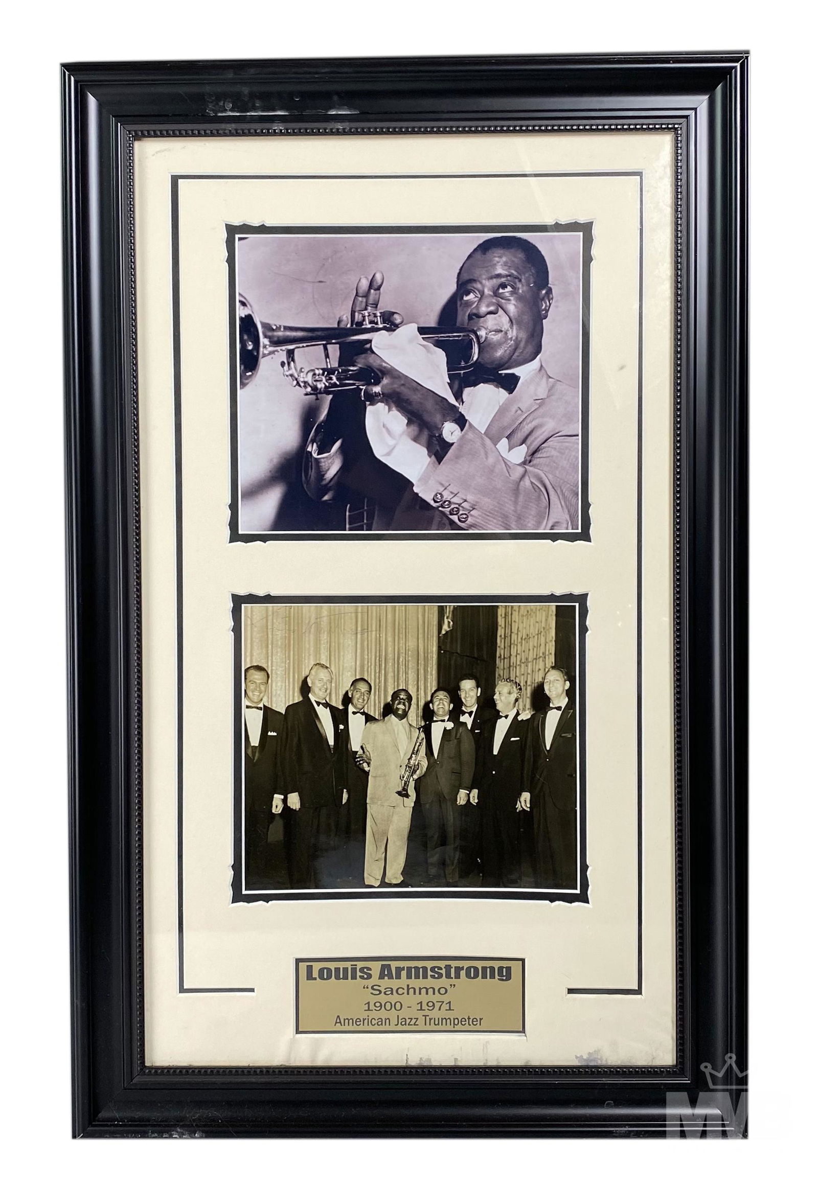 Louis Armstrong Autographed Black & White Photos (1 of 5)