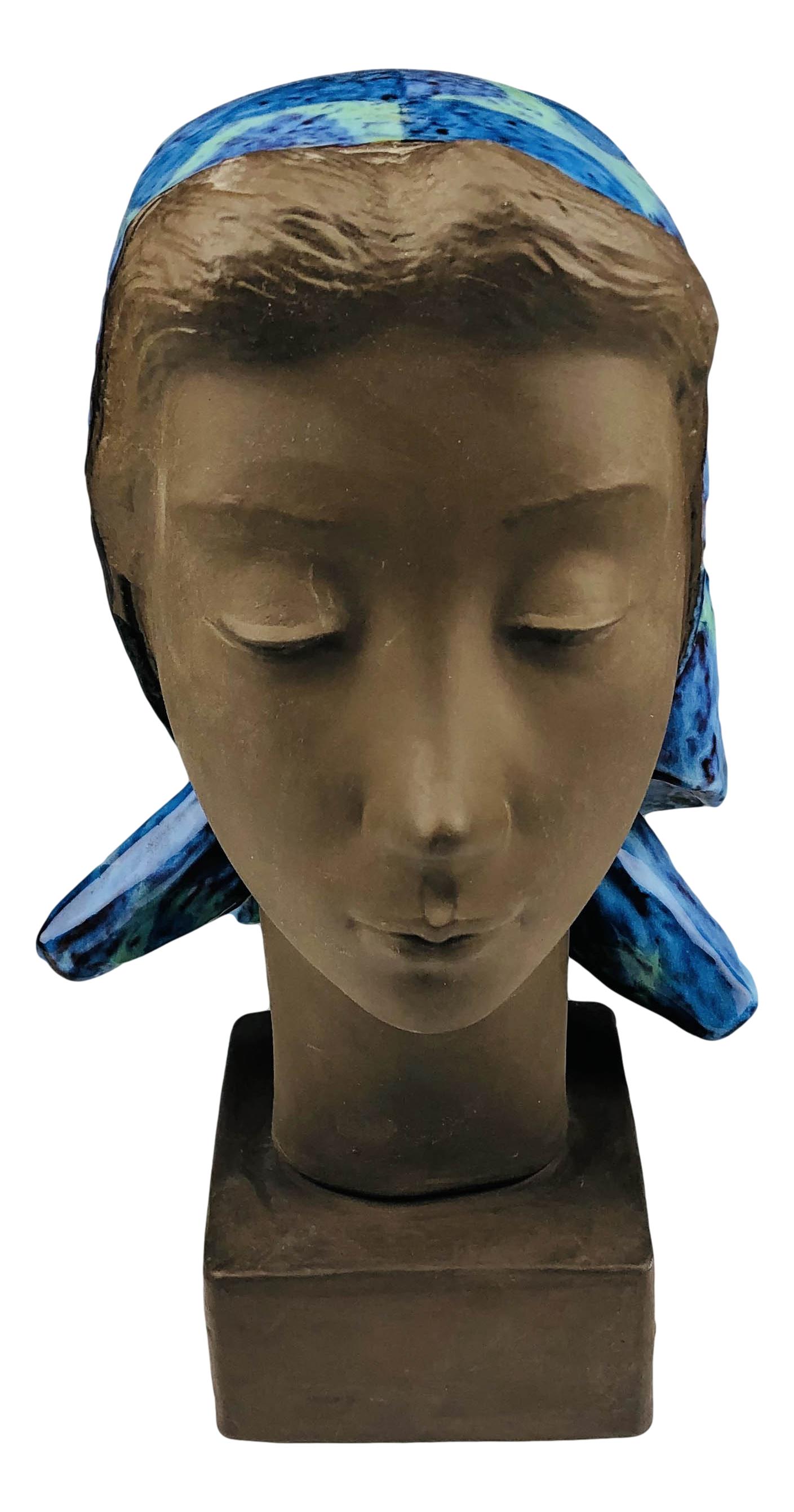 Royal Copenhagen 12" Danish Pottery Bust Sculpture (1 of 4)