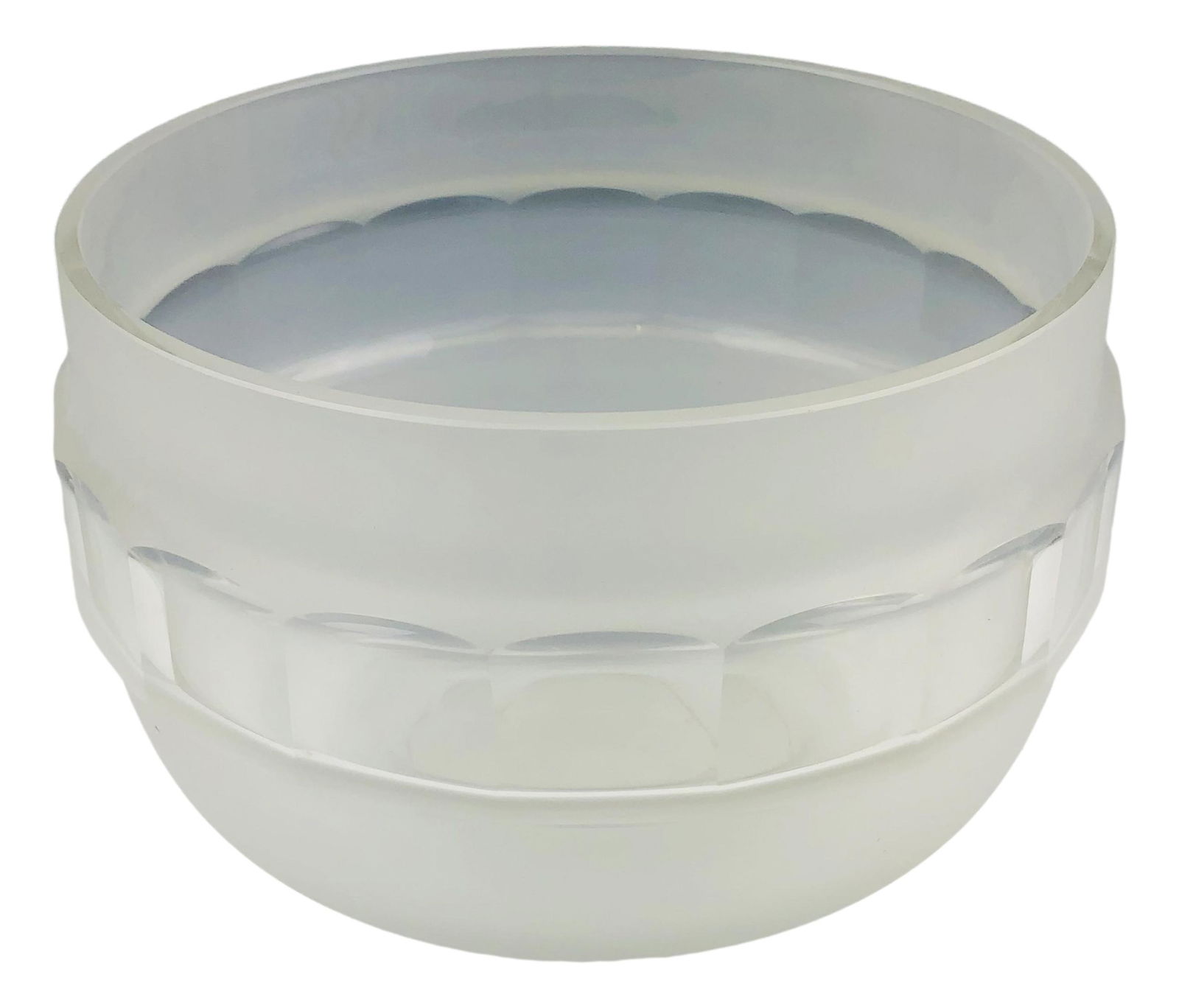 Rosenthal Mid Century Frosted Clear Serving Bowl (1 of 3)