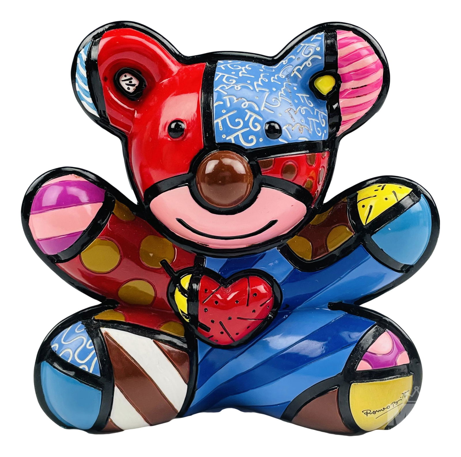 Romero Britto Cuddly Bear Limited Edition Figurine (1 of 6)