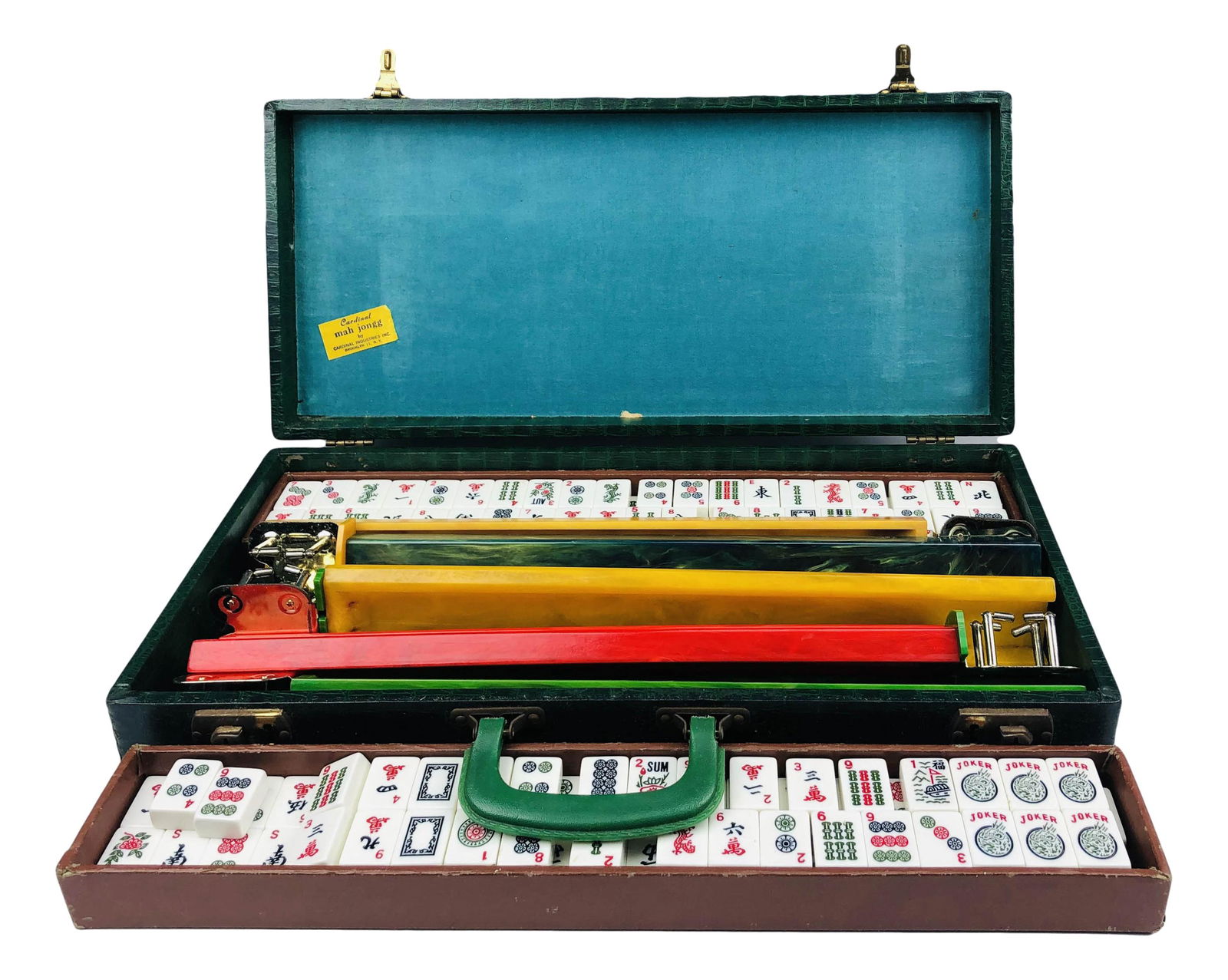 Cardinal Mahjong 151 Tiles 5 Rack Board Game Set (1 of 5)