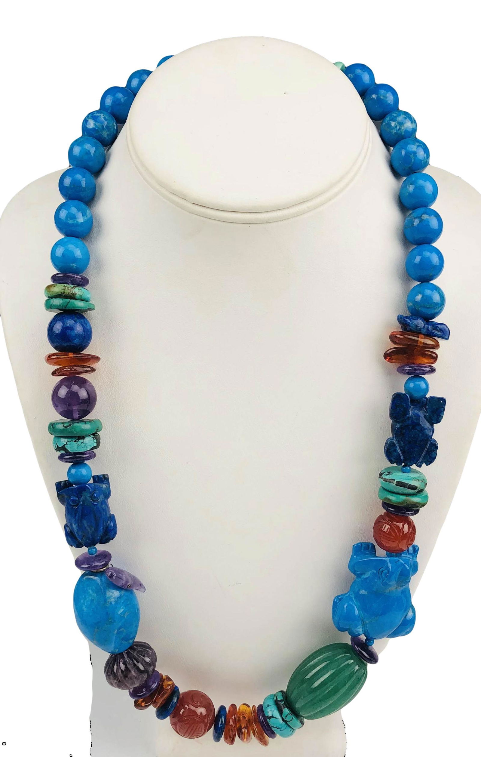 Amy Kahn Russell Carved Stone Designer Necklace (1 of 6)