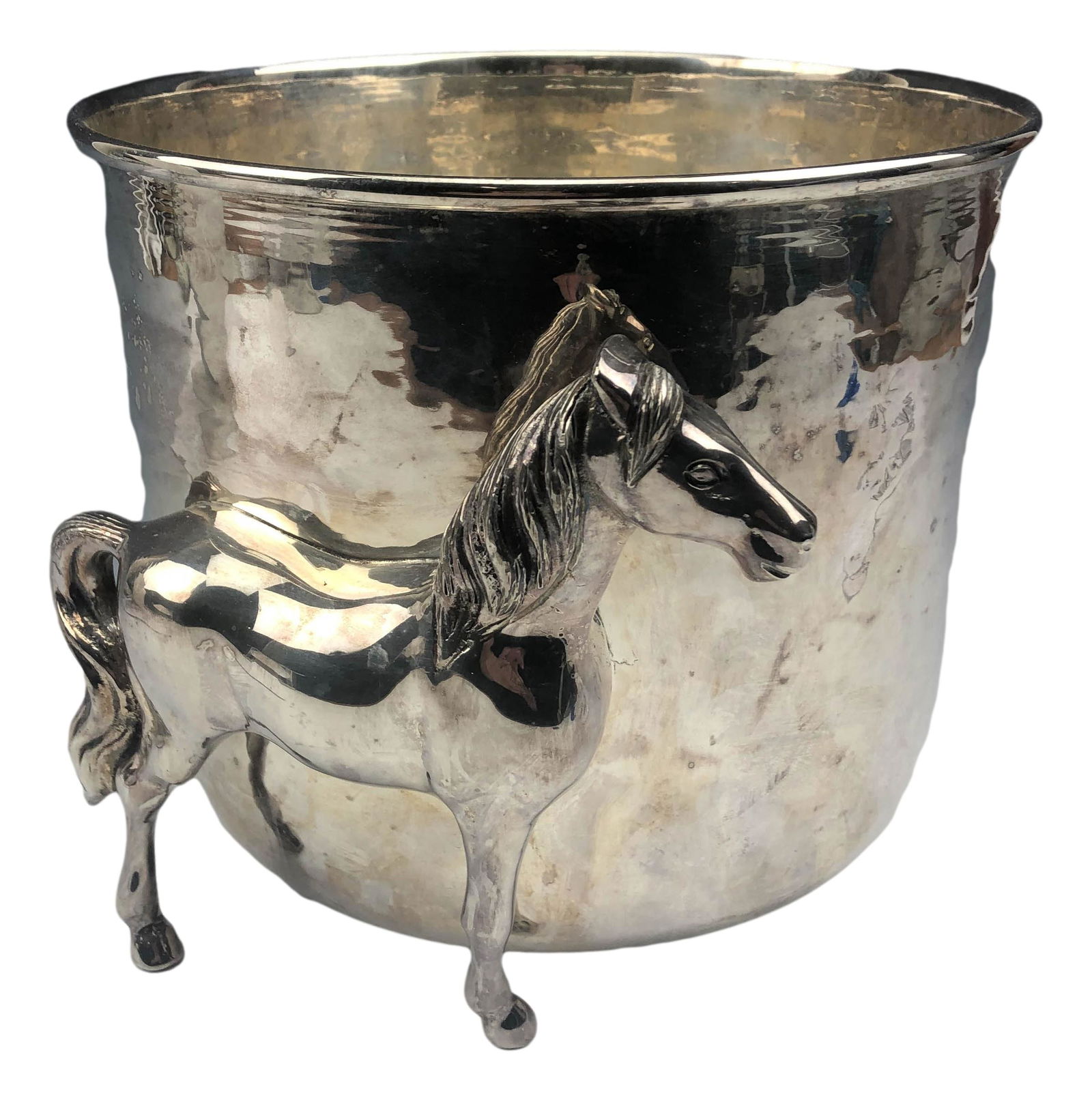 Marilena Mariotto Horse Silverplate Ice Bucket (1 of 6)