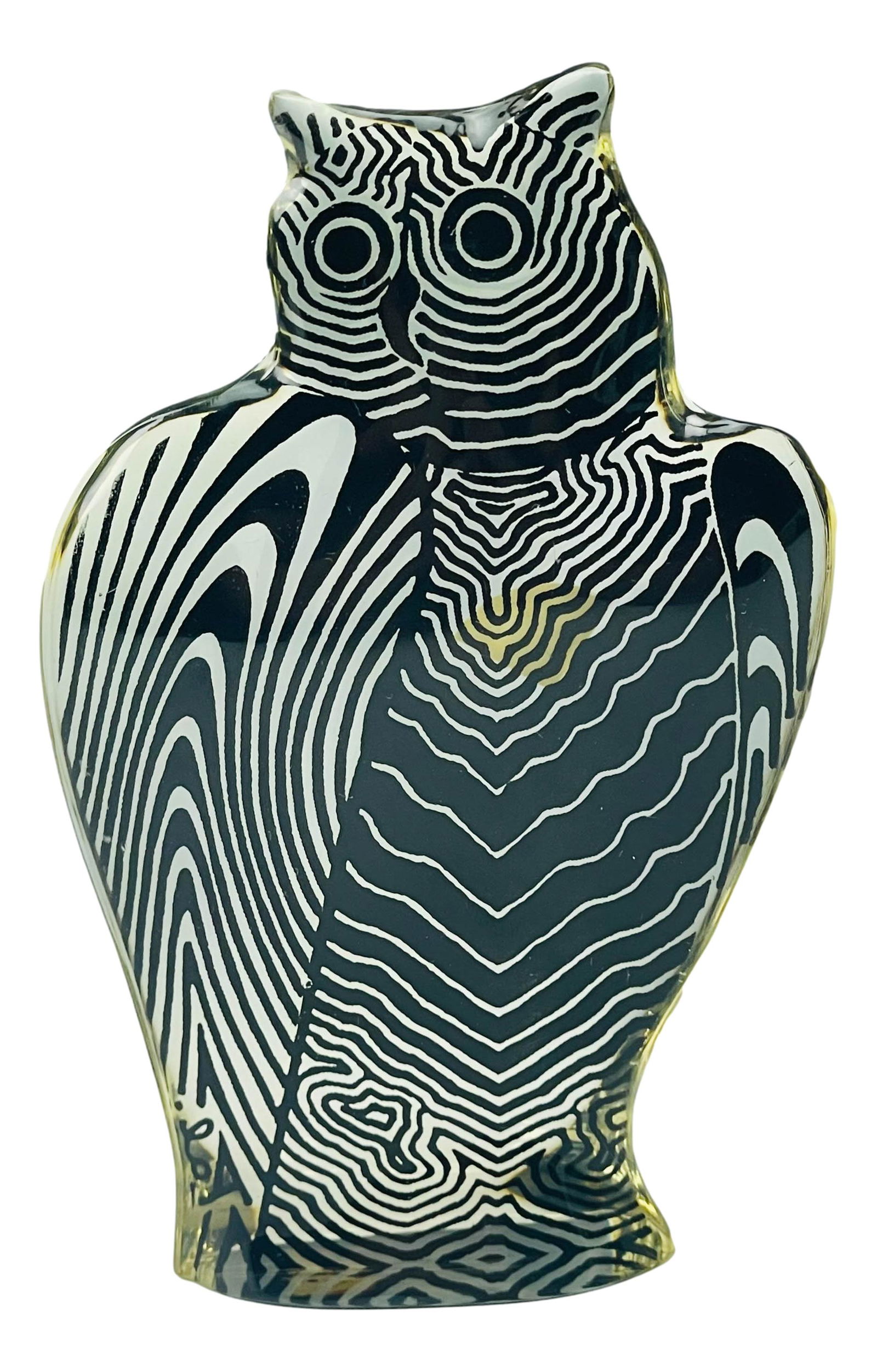 Abraham Palatnik Lucite Op Art Owl Bird Sculpture (1 of 2)