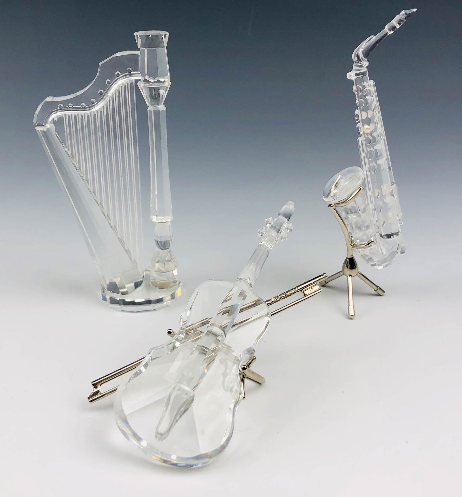 Swarovski Austrian Crystal Musical Instrument Lot (1 of 4)