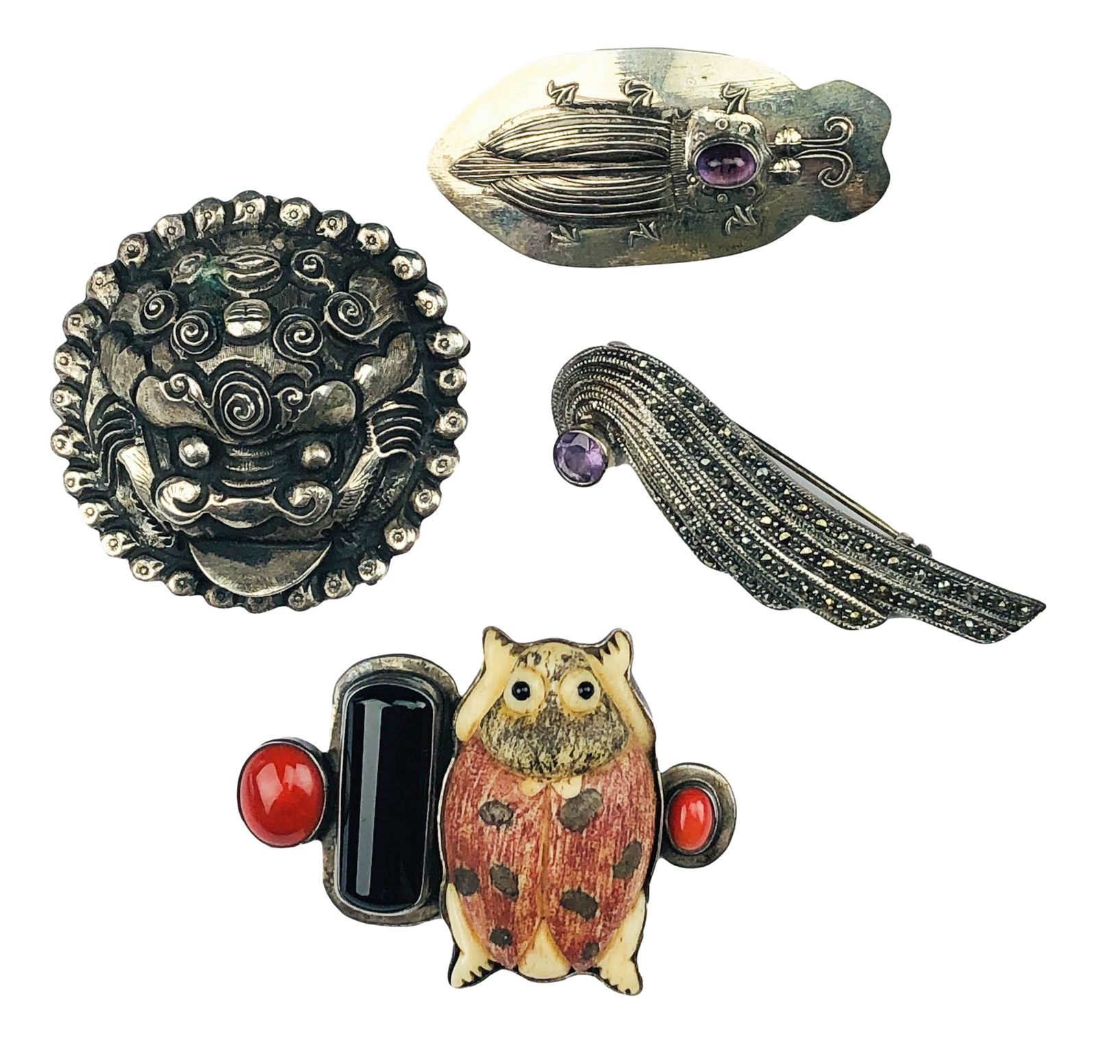 Amy Kahn Russell & Tabra Sterling Brooch Pin Lot 4 (1 of 10)