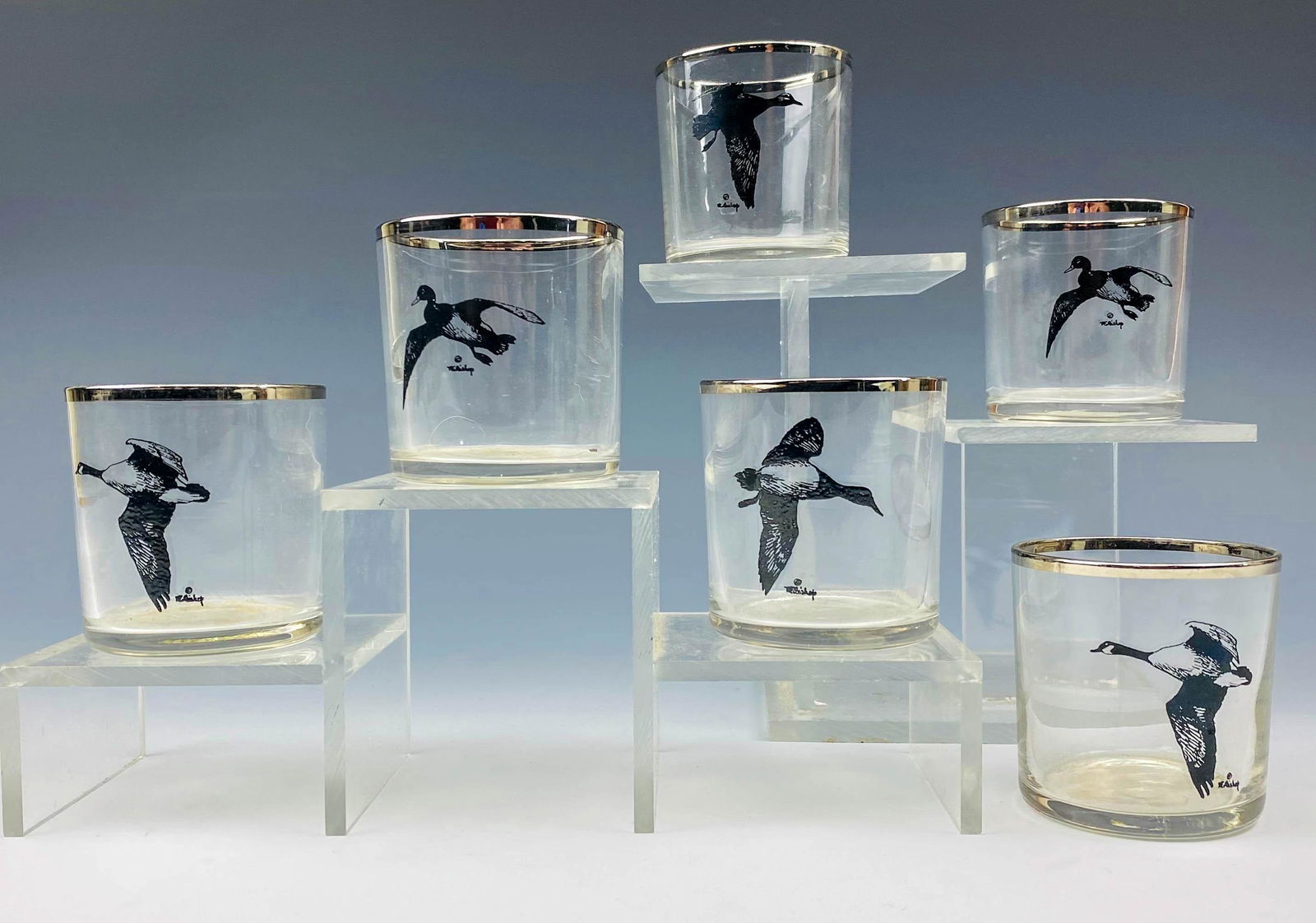 Federal Glass Sportsman Game Bird Old Fashion Set (1 of 7)