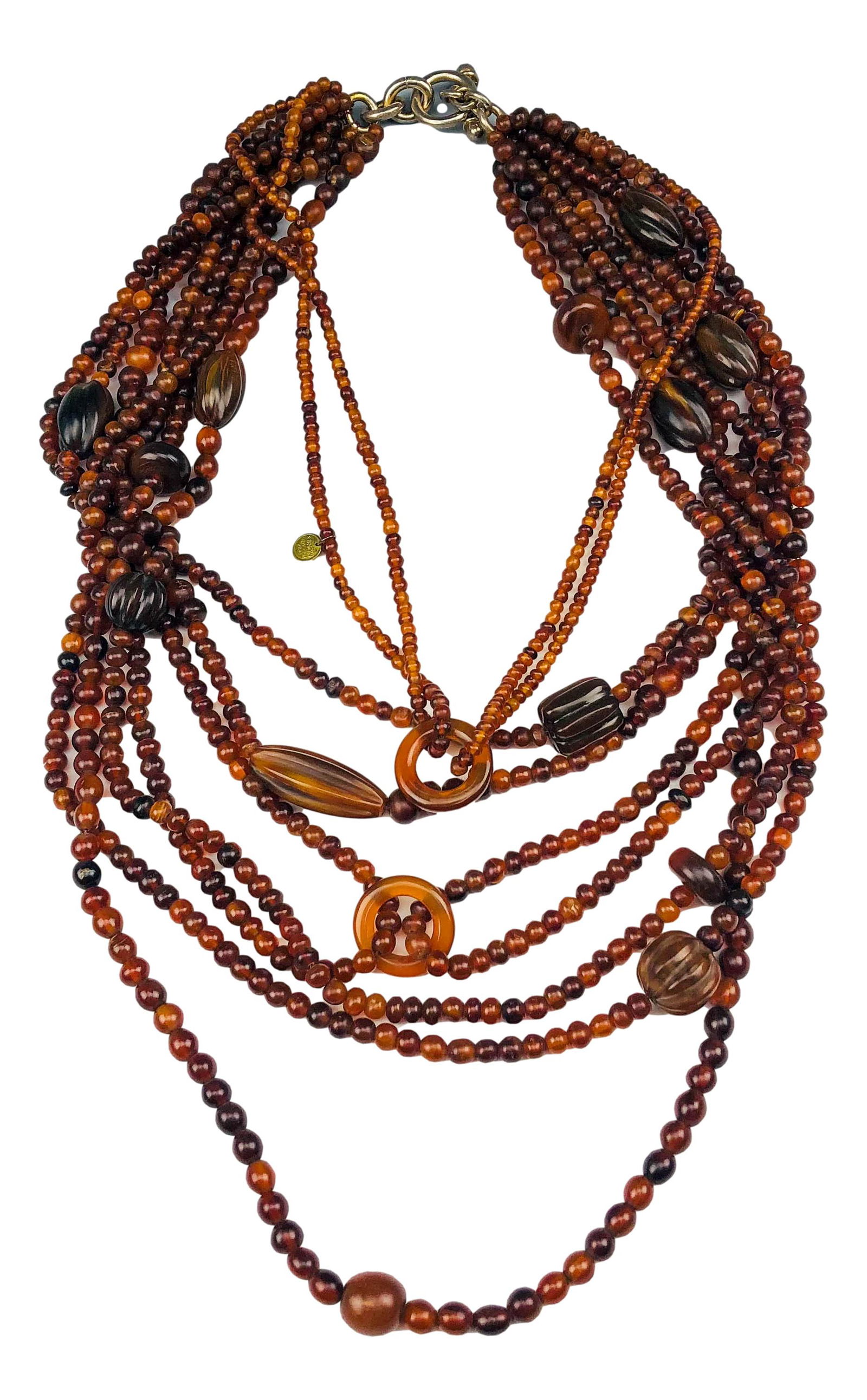 Monies Gerda Lynggaard Designer Beaded Necklace (1 of 8)