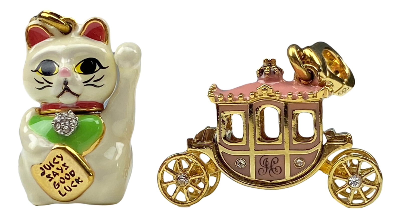 Juicy Couture Enamel Lucky Cat & Carriage Charms (1 of 7)