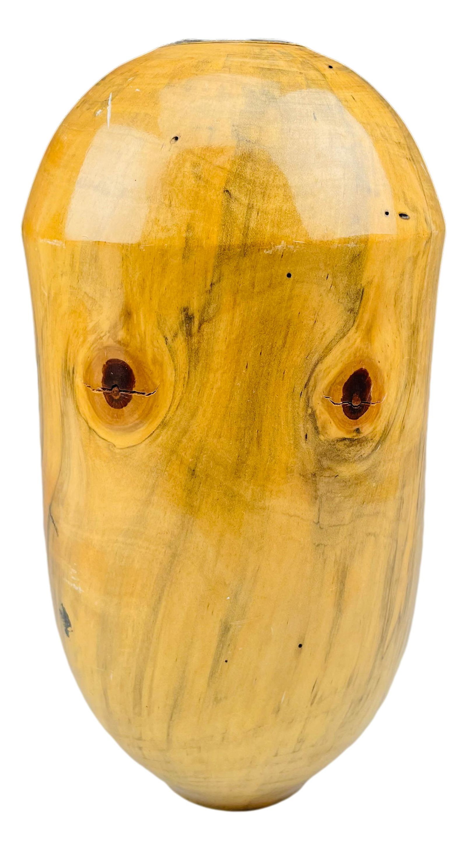 John Mascoll Island Pine Wood Turned Signed Vase (1 of 4)