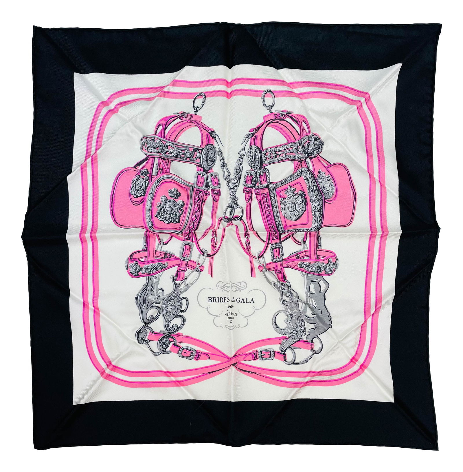 Hermes Brides De Gala Silk Pocket Square Scarf Box (1 of 4)