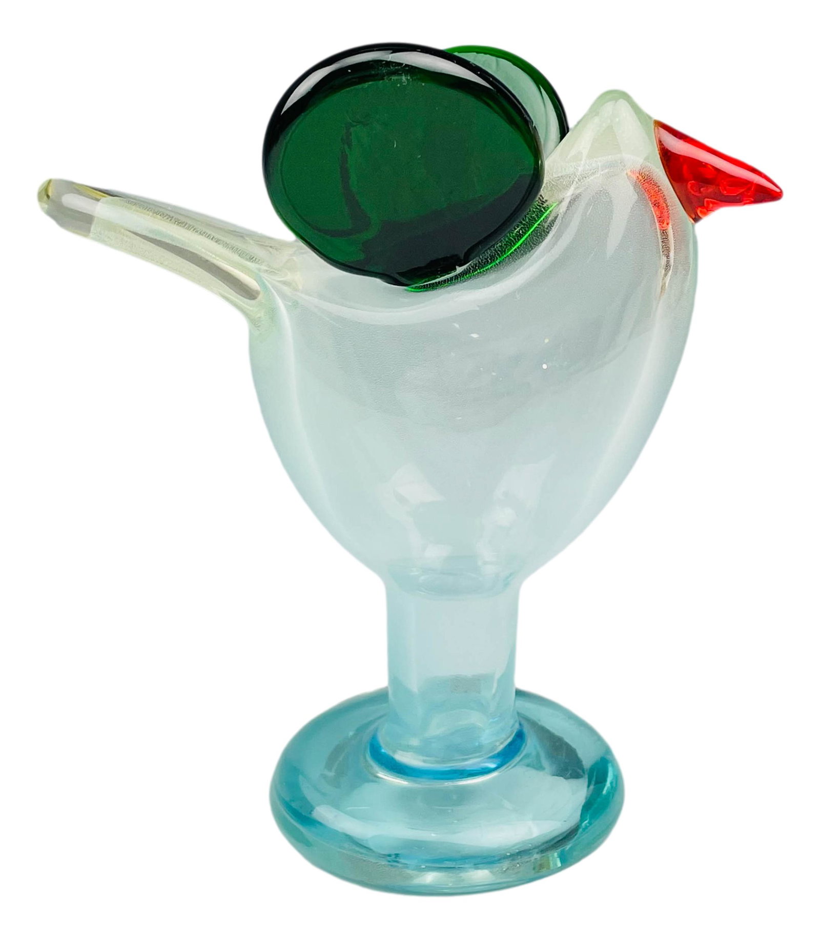 Oiva Toikka Finland Flycatcher Signed Glass Bird: Oiva Toikka ( Finnish, 1931 - 2019 ) celebrated and renowned Finnish glass designed best known worldwide for his collection of glass birds designed for Iittala. The Birds by Toikka series started in 1