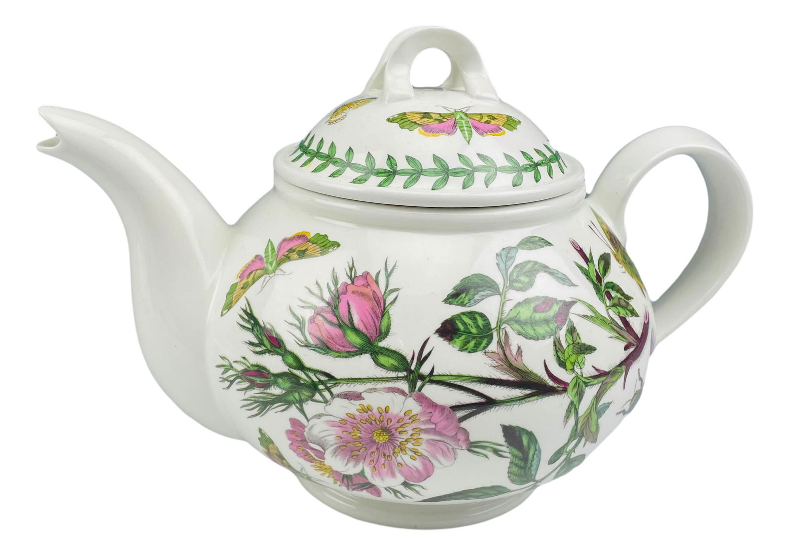 Portmeirion Botanic Garden Dog-Rose Teapot w/ Lid (1 of 5)