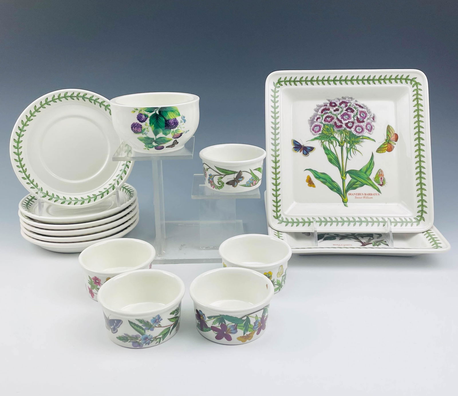 Portmeirion Botanic Garden Square Plates Ramekins (1 of 10)