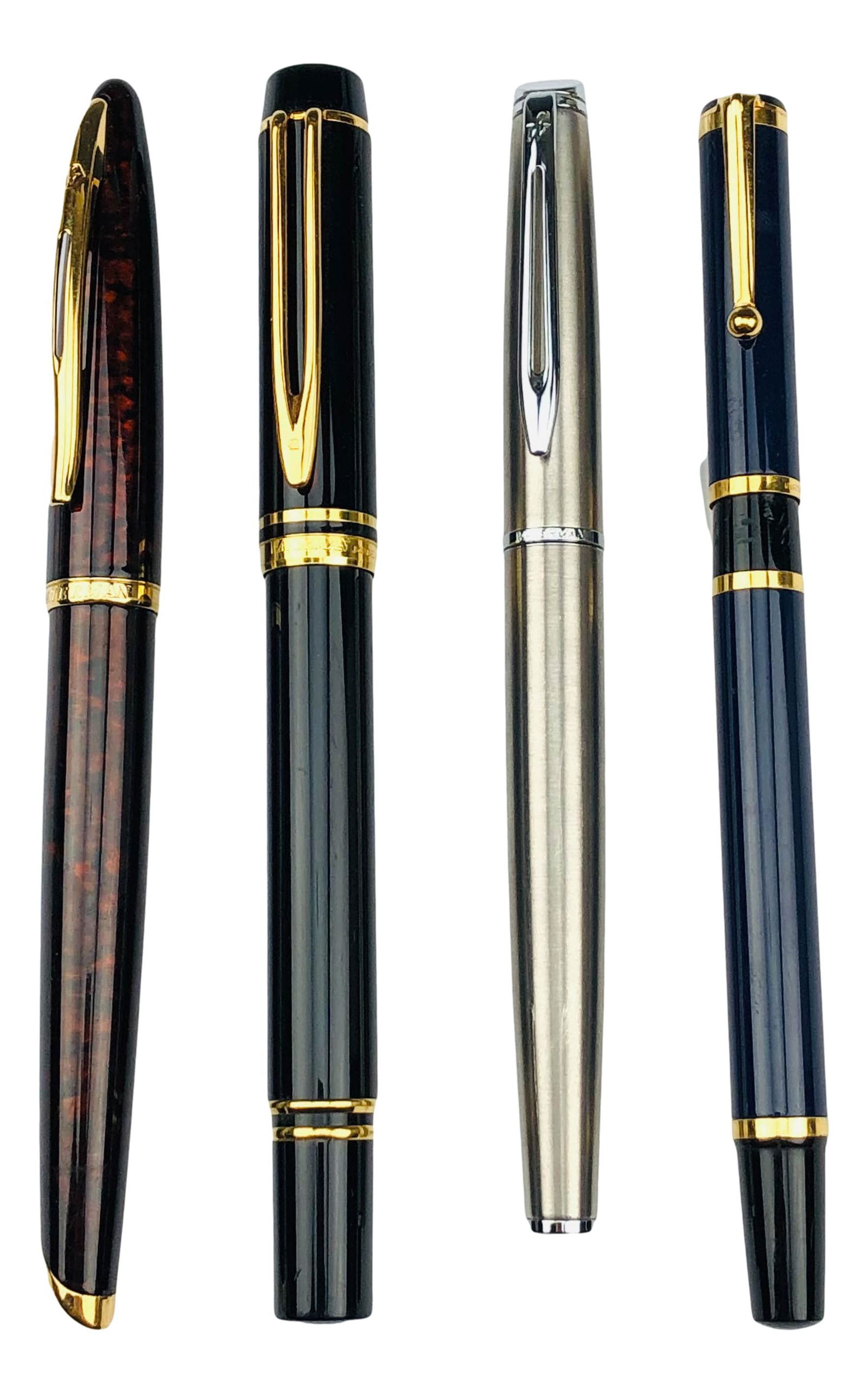 Waterman France (4) Fountain Desk Pen 18K Gold Nib (1 of 9)