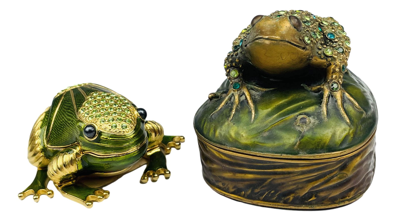 Berebi LE Bejeweled Frog Trinket Jewelry Box Lot 2 (1 of 6)
