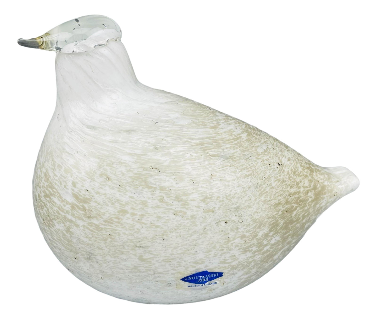 Oiva Toikka Nuutajarvi Finland Glass Bird Figurine: Oiva Toikka ( Finnish, 1931 - 2019 ) ~ celebrated and renowned Finnish glass designer best known for his designs for the Iittala "Birds of Toikka: series. From 1972 until his death in 2019, Toikka cre