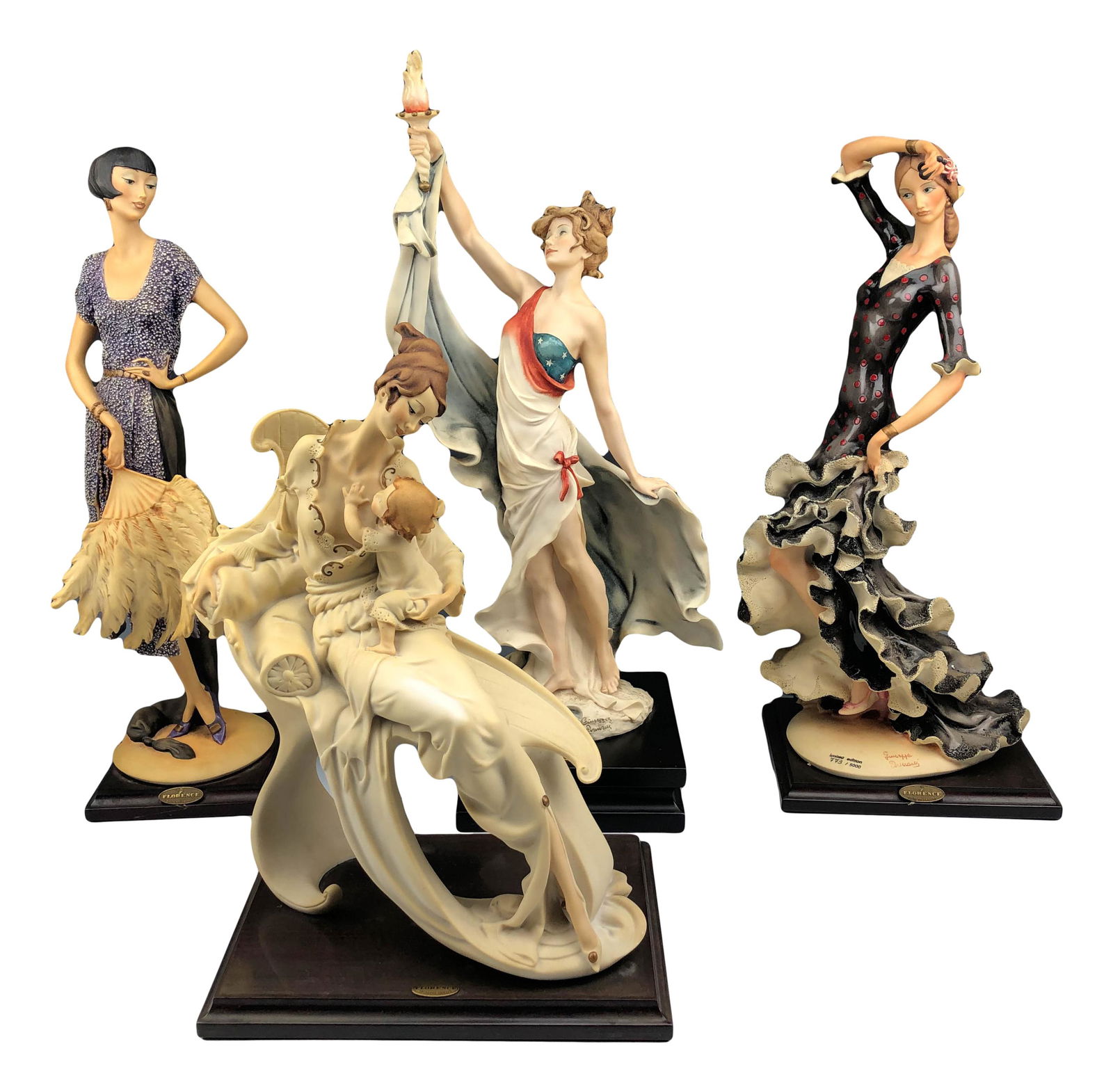 Estate Lot 4 Giuseppe Armani Italy Lady Figurines (1 of 15)