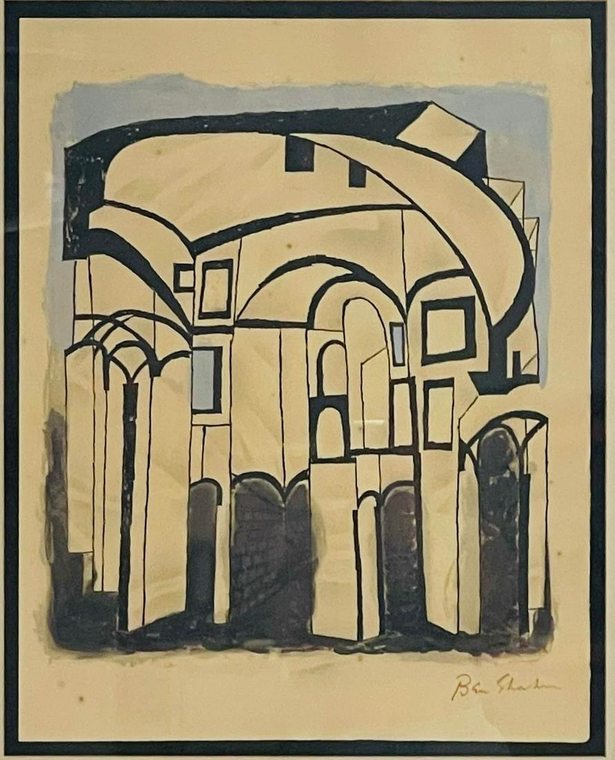 Ben Shahn (American, 1898-1969) Signed Lithograph (1 of 5)