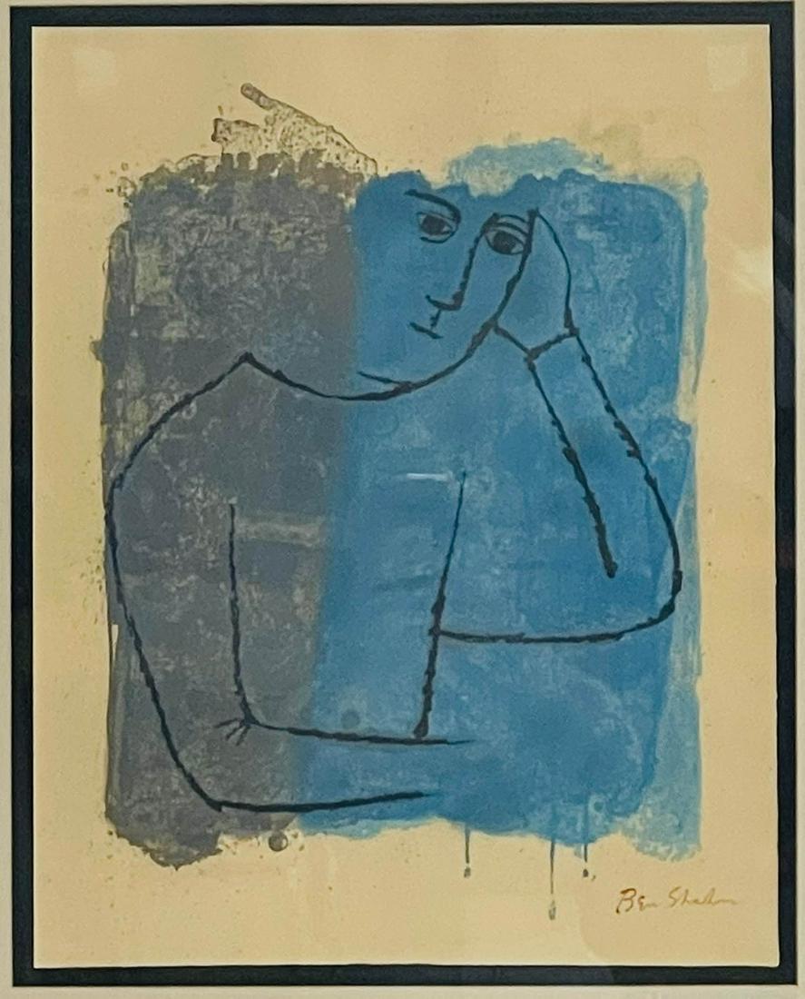 Ben Shahn (American, 1898-1969) Signed Lithograph (1 of 5)