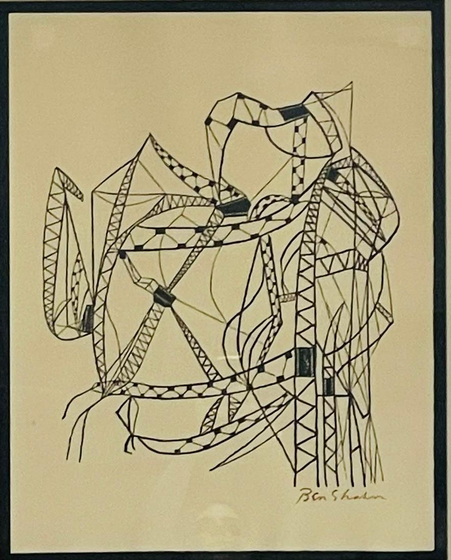 Ben Shahn (American, 1898-1969) Signed Lithograph (1 of 5)