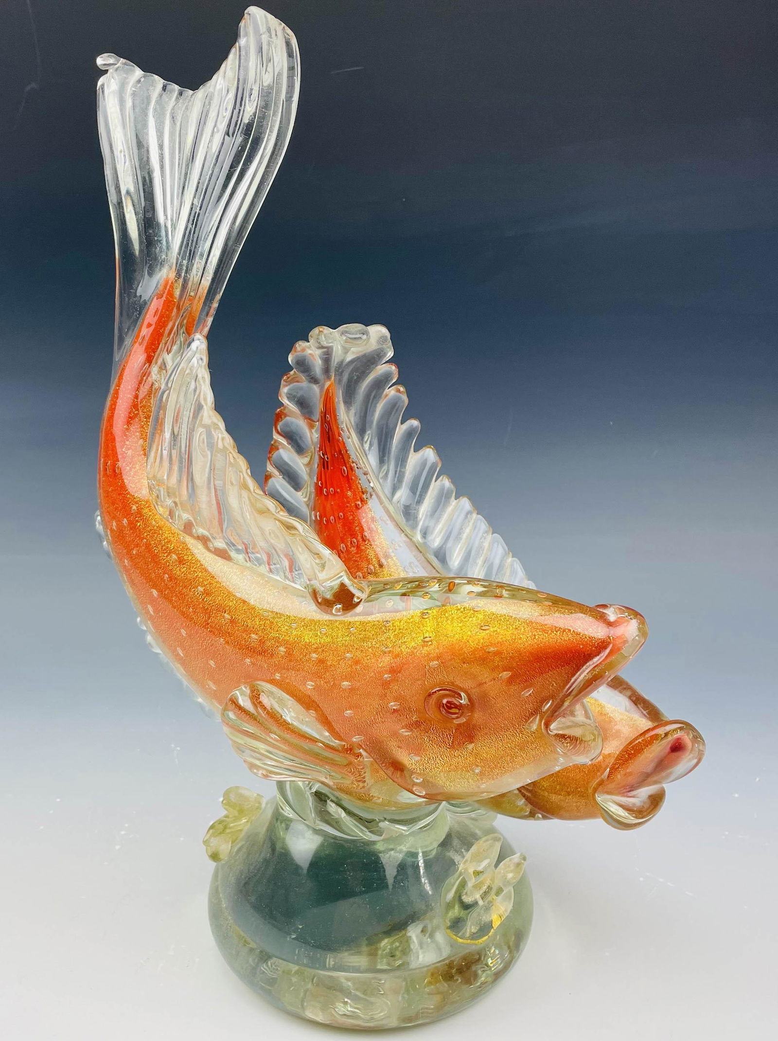 Murano Barbini Bullicante Art Glass Fish Sculpture (1 of 5)