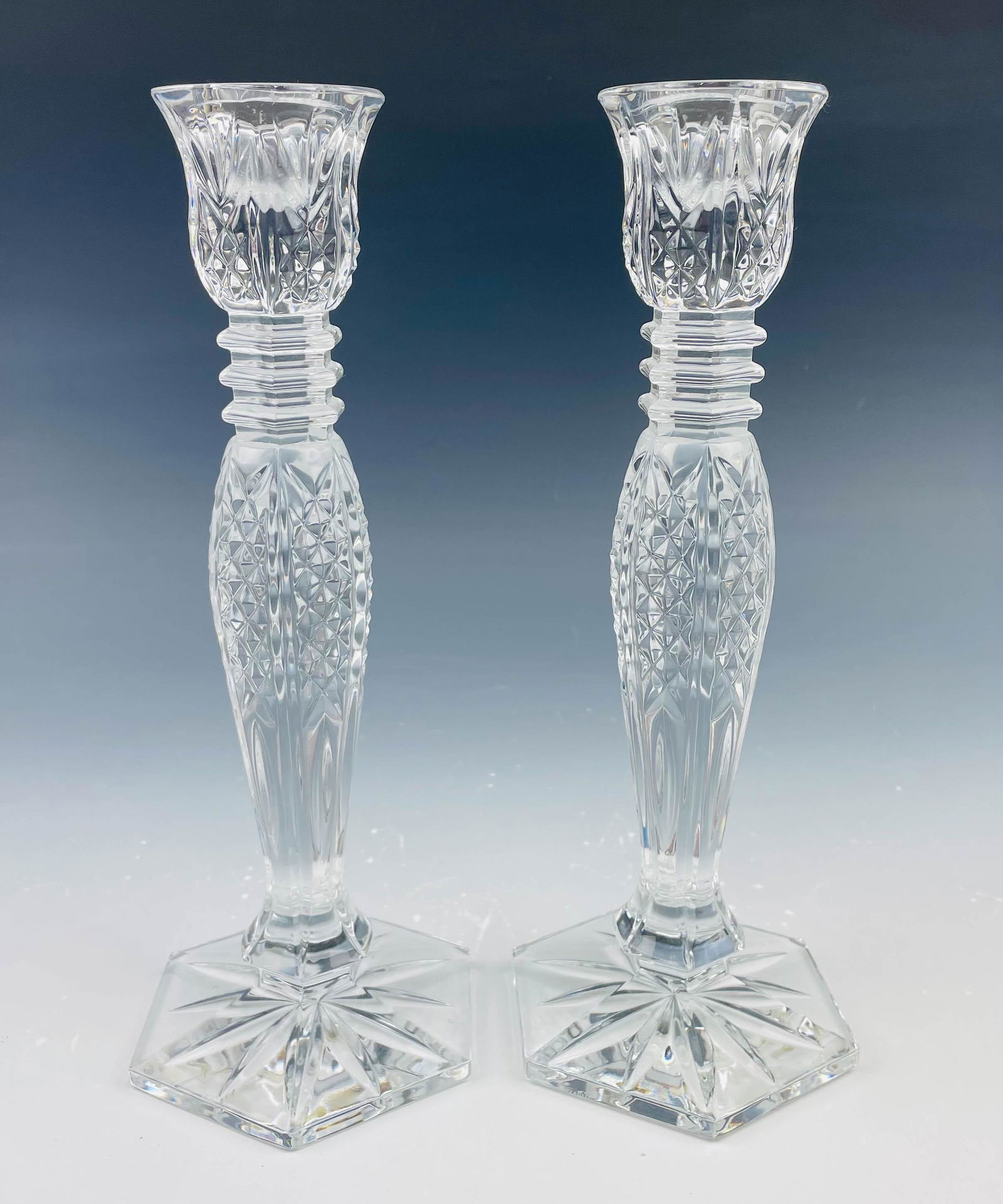 Waterford Crystal Candlestick Holder 2pc LOT (1 of 4)