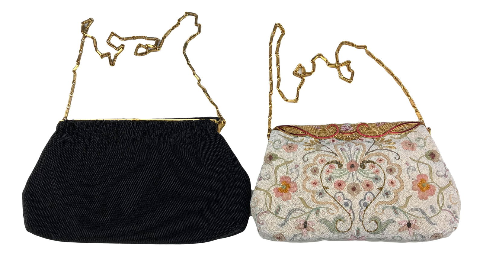 Micro Glass Beaded Art Deco Evening Purse Bag LOT (1 of 10)