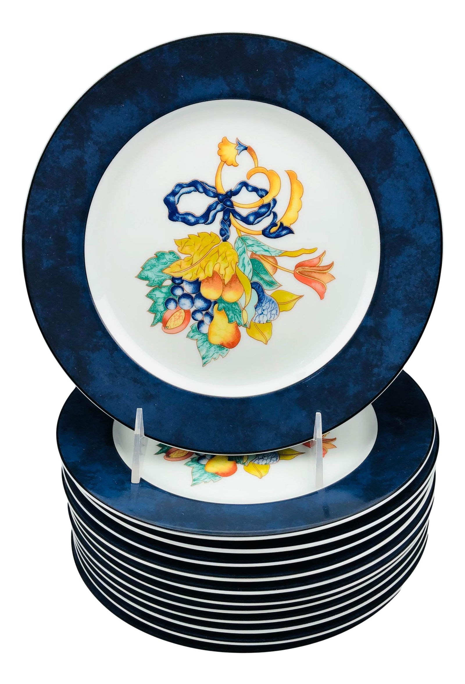 Bernardaud France Borghese Accent Salad Plate 12pc (1 of 4)