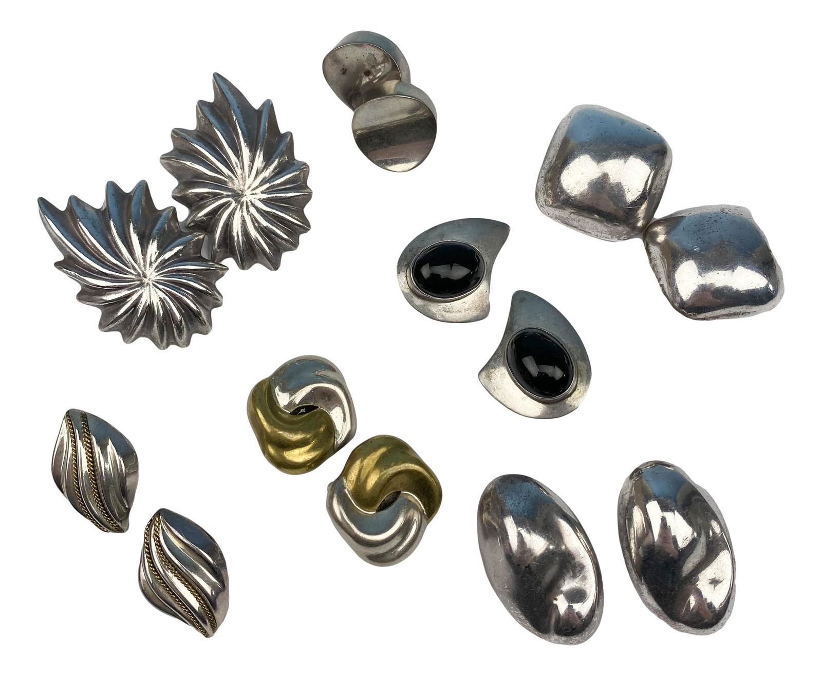 Mexico Mexican Sterling Silver 925 Earring Lot 7 (1 of 8)