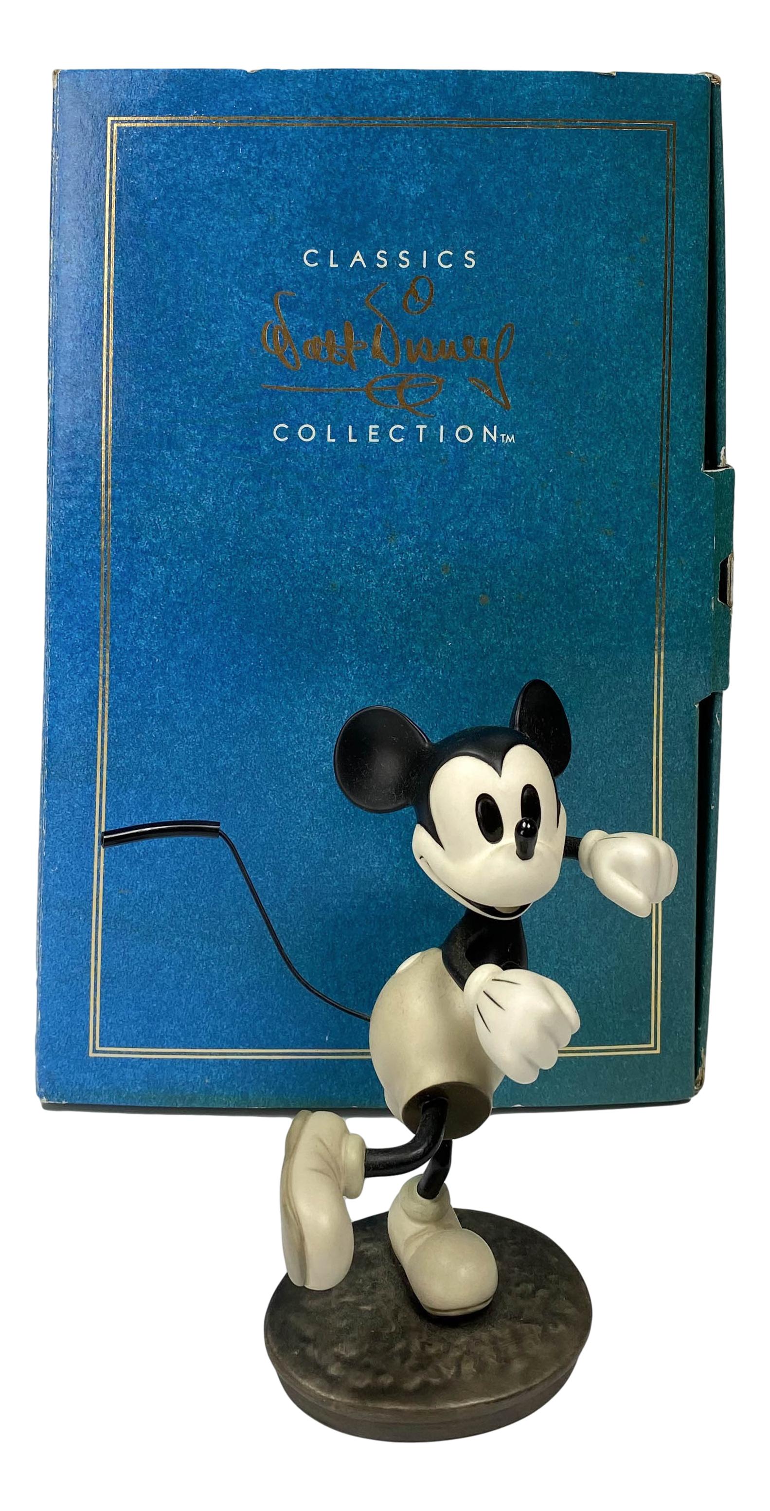 Walt Disney Mickey Mouse Ceramic Figurine Box COA (1 of 6)