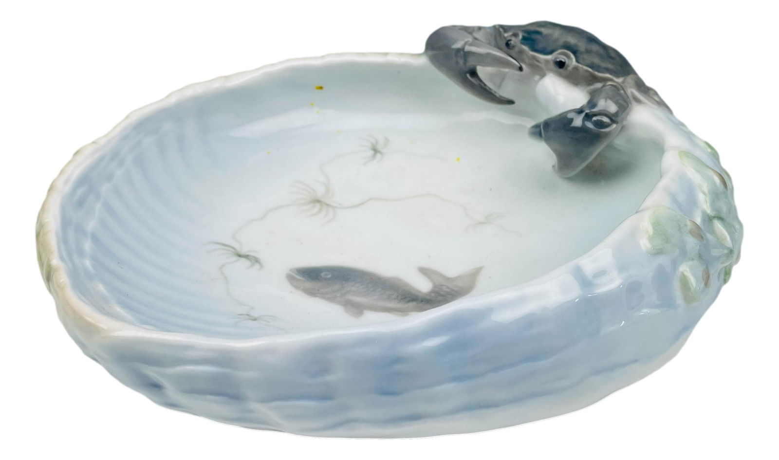 Royal Copenhagen Crab Fish Porcelain Seafood Bowl (1 of 4)