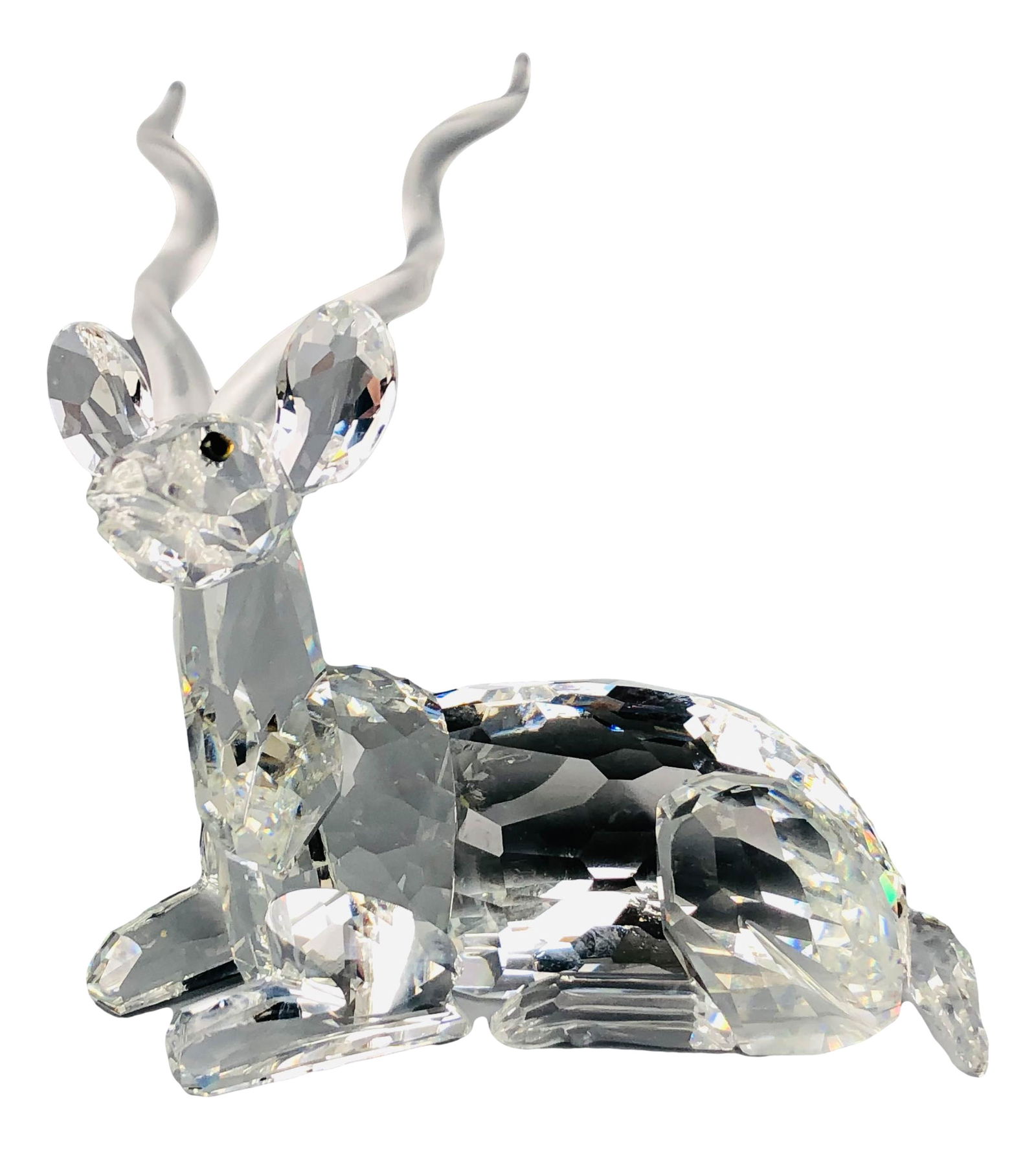 Swarovski Crystal Kudu Art Glass Figurine Box COA (1 of 4)