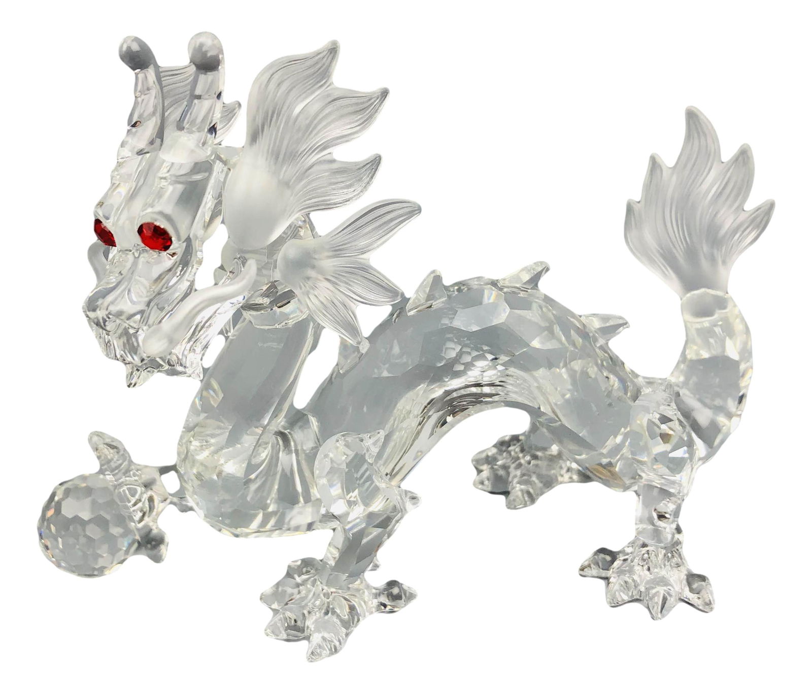 Swarovski Crystal Dragon Glass Figurine Box & COA (1 of 5)