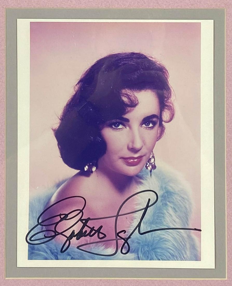 Elizabeth Taylor Autographed Portrait Photograph (1 of 4)