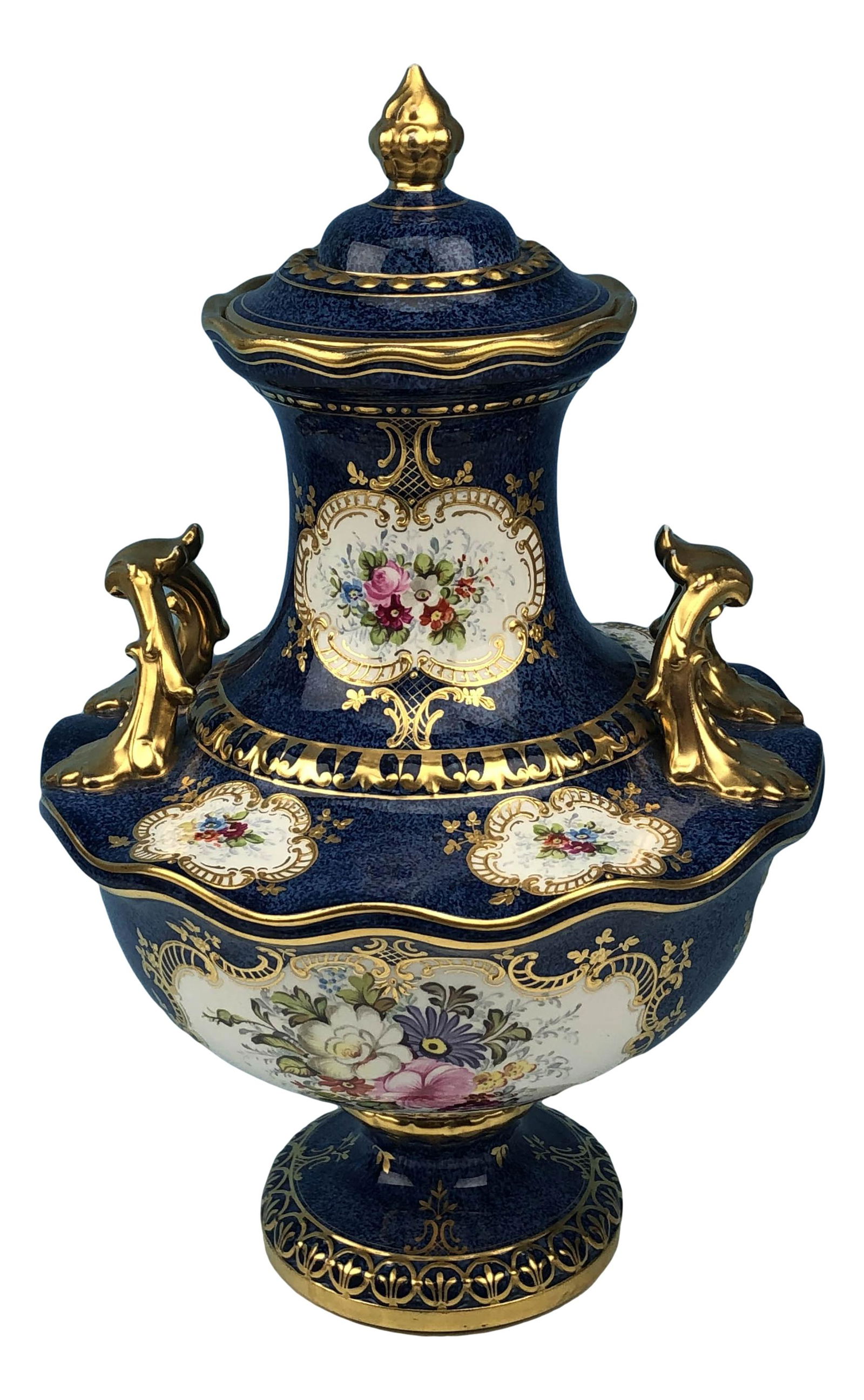 Antique Franz Anton Mehlem Bonn Rhein Ceramic Vase (1 of 6)