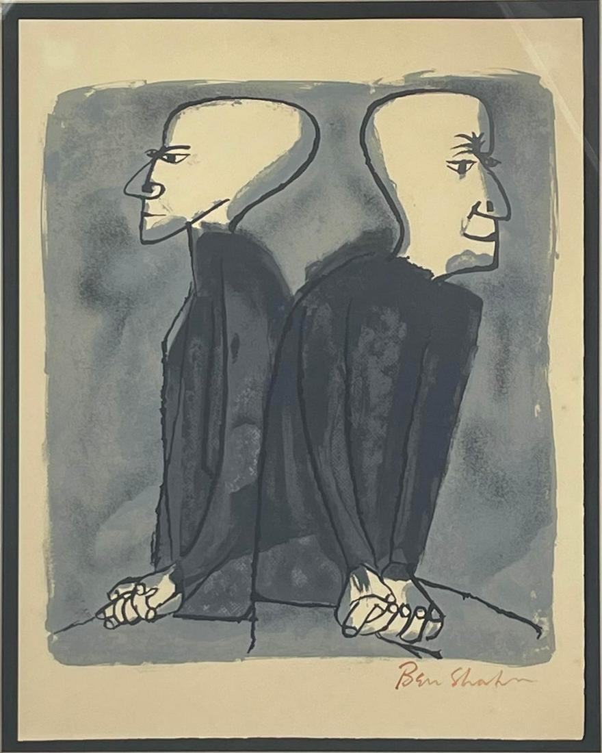Ben Shahn (American, 1898-1969) Signed Lithograph (1 of 5)